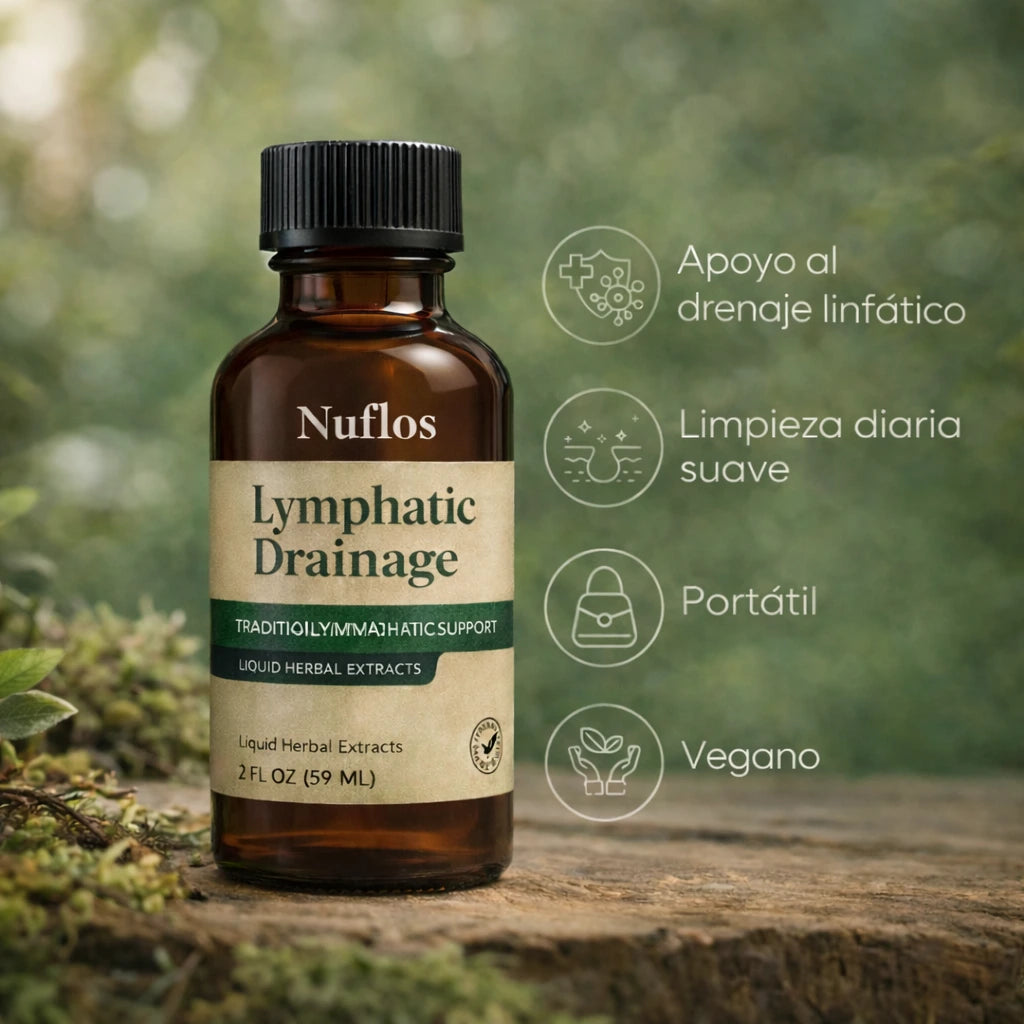 Nuflos® Drenaje Linfático Natural – Menos Hinchazón, Más Ligereza