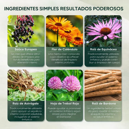 Nuflos® Drenaje Linfático Natural – Menos Hinchazón, Más Ligereza